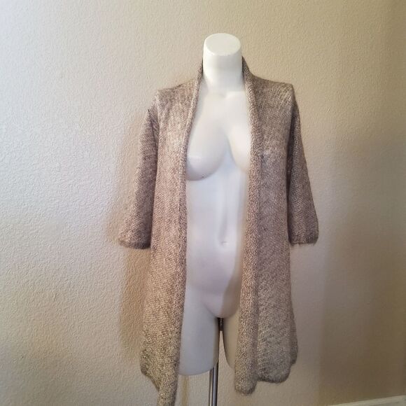 New Eileen Fisher Mohair Wool Blend Cardigan Sweater Size L - Picture 2 of 10